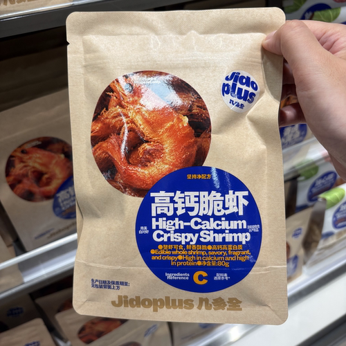 几多全高钙脆虾休闲零食80克