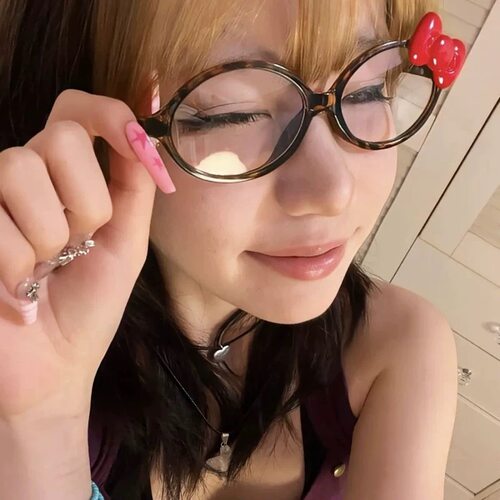 卡通古早复古蝴蝶结ins椭圆黑框豹纹眼镜平光镜素颜显脸小防蓝光