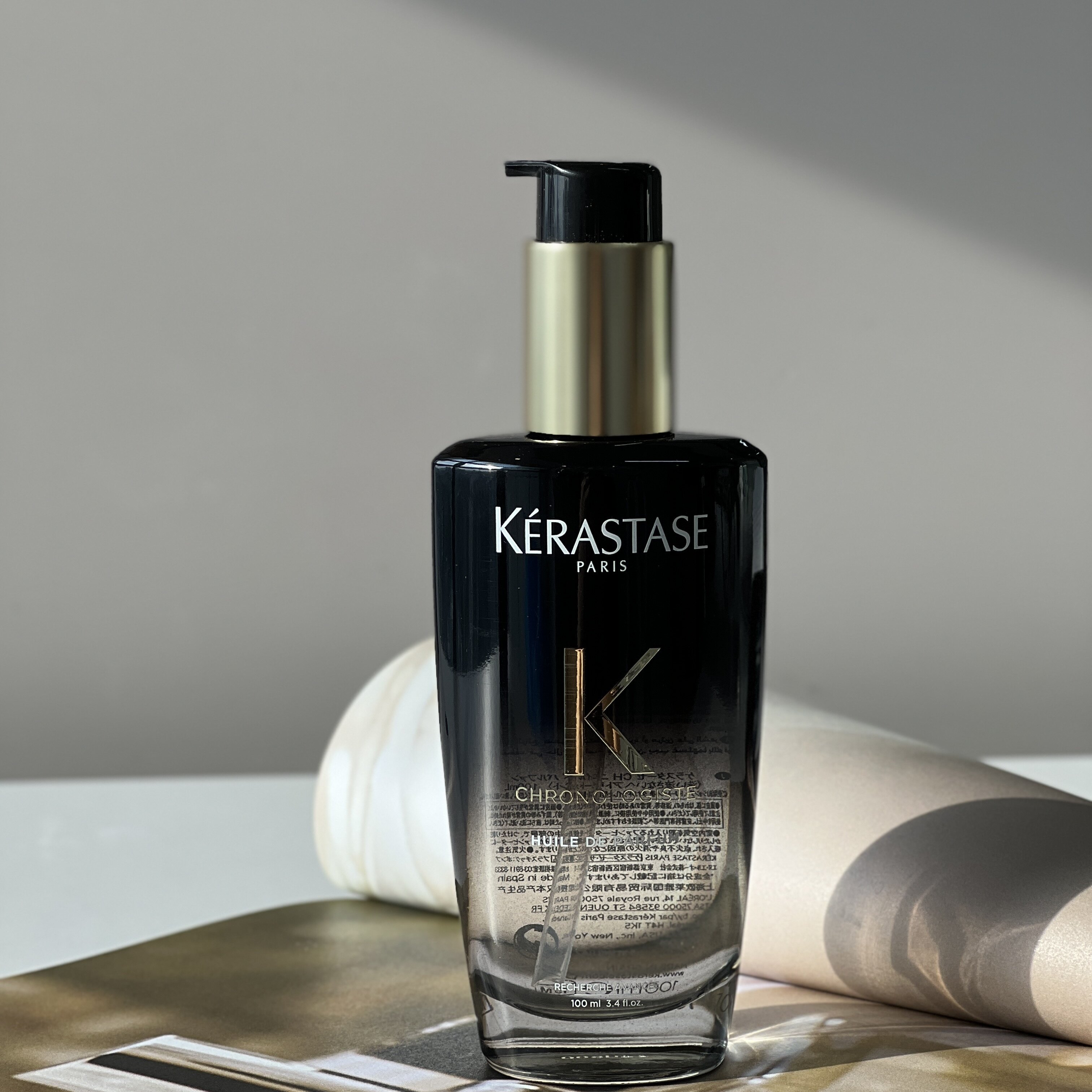 卡诗黑钻发油 新版鱼子酱护发精油修护亮泽柔顺滋润香氛留香100ml