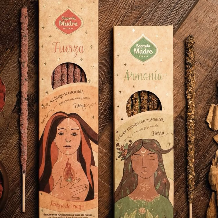 五行系列香薰棒 SagradaMadre手工天然线香棒香港Slowood玛雅文化