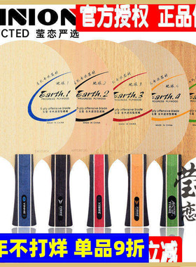 莹恋 银河地球E1E-1 E2E-2 E-3E3E4E5乒乓球底板球拍纯木5层Earth