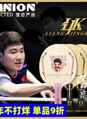 莹恋LOKI雷神梁靖崑昆内置ADC特注外置ALC专业碳素乒乓球底板球拍