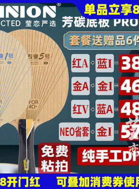 莹恋银河外置PRO-01X内置05X专业一号2 5号ALC碳素乒乓球底板球拍