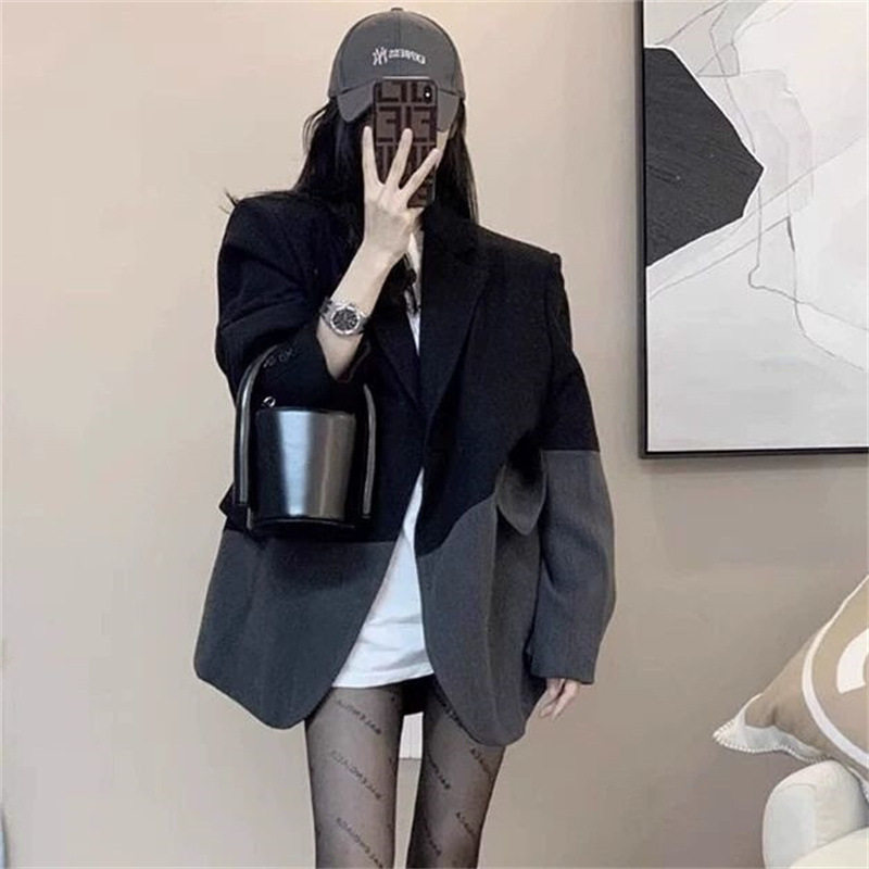 西装外套女春秋新款春秋设计感小众收腰时尚气质炸街小个子上衣