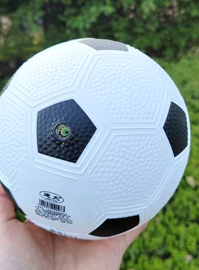 儿童充气8寸黑白色足球幼儿园6寸弹力颗粒篮球宝宝塑胶拍拍球玩具