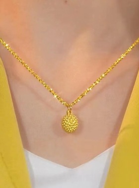 新中式18K金波光粼粼项链