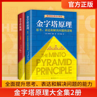 逻辑 表达和解决问题 金字塔原理2：实用训练手册人事书籍麦肯锡工作法 金字塔原理大全集金字塔原理：思考 新版