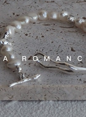 JaR 巴洛克珍珠925纯银设计高级感小众手链女复古镀金礼物手镯