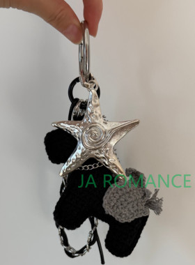 JaR 创意海星毛线小马包包挂件女钥匙配饰可爱小众潮流百搭挂饰