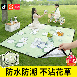 野餐垫便携户外防潮垫野餐必备用品春游护外地垫郊游野餐布防水C