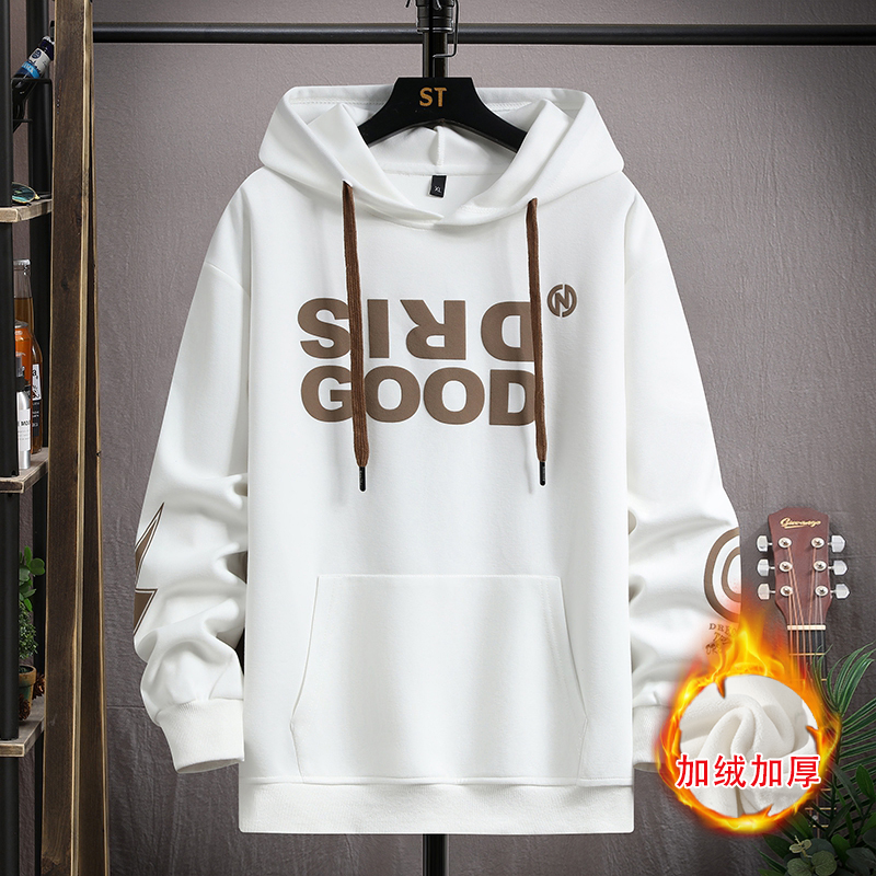 男孩春秋款男孩卫衣加绒加厚