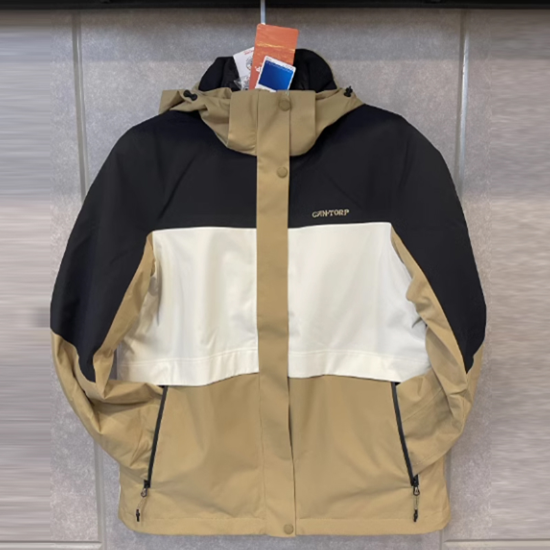 C242484030秋冬正品Cantorp肯拓普户外羽绒两件套冲锋衣女三合一