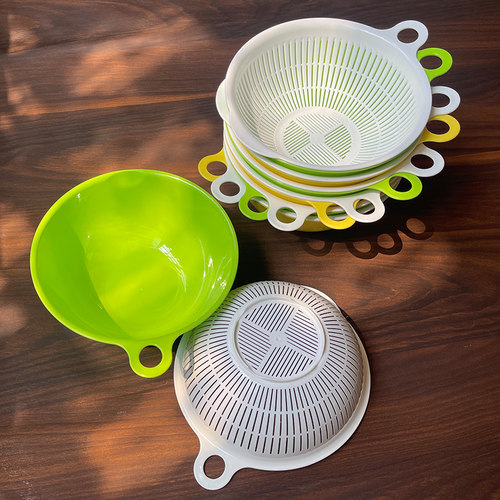 耐高温100℃焯水沥水篮食品级PP