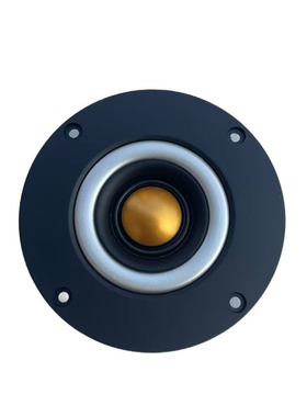 吟声TP-0025-1金色铝膜1寸25芯双磁发烧高音喇叭.4欧 黑色.银色