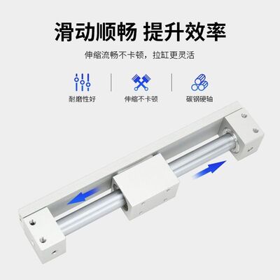 源头工厂CY1R/CY3R10/32磁偶式气动滑台RMT15/20带导轨无杠气缸