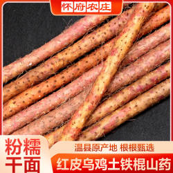 温县红皮乌鸡土铁棍山药正宗河南焦作怀山药新鲜铁杆淮山特产5斤