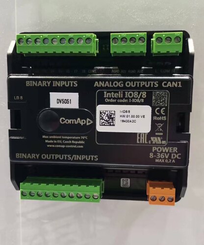 原装ComAp科迈扩展模块控制器inteli IO8/8模拟输入8-36V DV5051