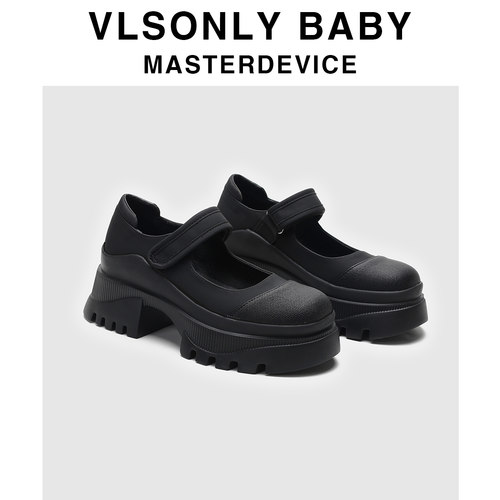 玛丽珍韩版玛丽珍真皮洛丽塔厚底