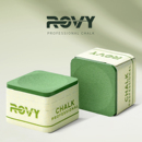 Rovy巧克粉台球杆专用无尘擦粉斯诺克中八枪粉高端礼物磁吸配件
