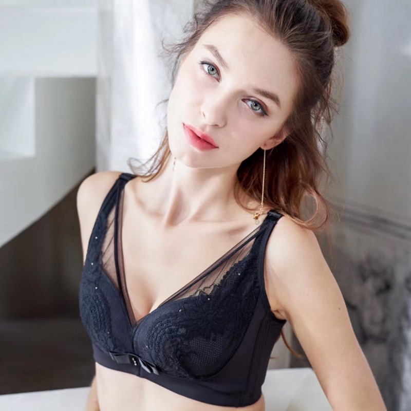 诗婷蕾丝文胸定型ab杯