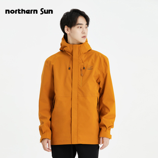 诺思山户外抓绒胆冲锋衣男可拆卸两件套防水夹克2599 明星同款