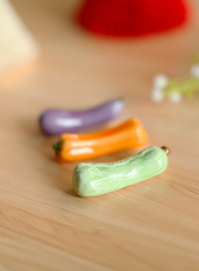 陶瓷桌面蔬菜田园风创意工艺品