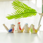 陶瓷小鸟口哨小动物乐器儿童乐器吹奏玩具可爱陶笛怀旧益智