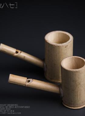 竹制水笛水鸟笛怀旧玩具DIY手工子儿童科技小制作