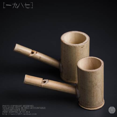 竹制水笛DIY手工儿童乐器