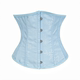短腰封复古束身衣宫廷绣花束腰马甲收腹胸衣缎面corset美体衣胶骨
