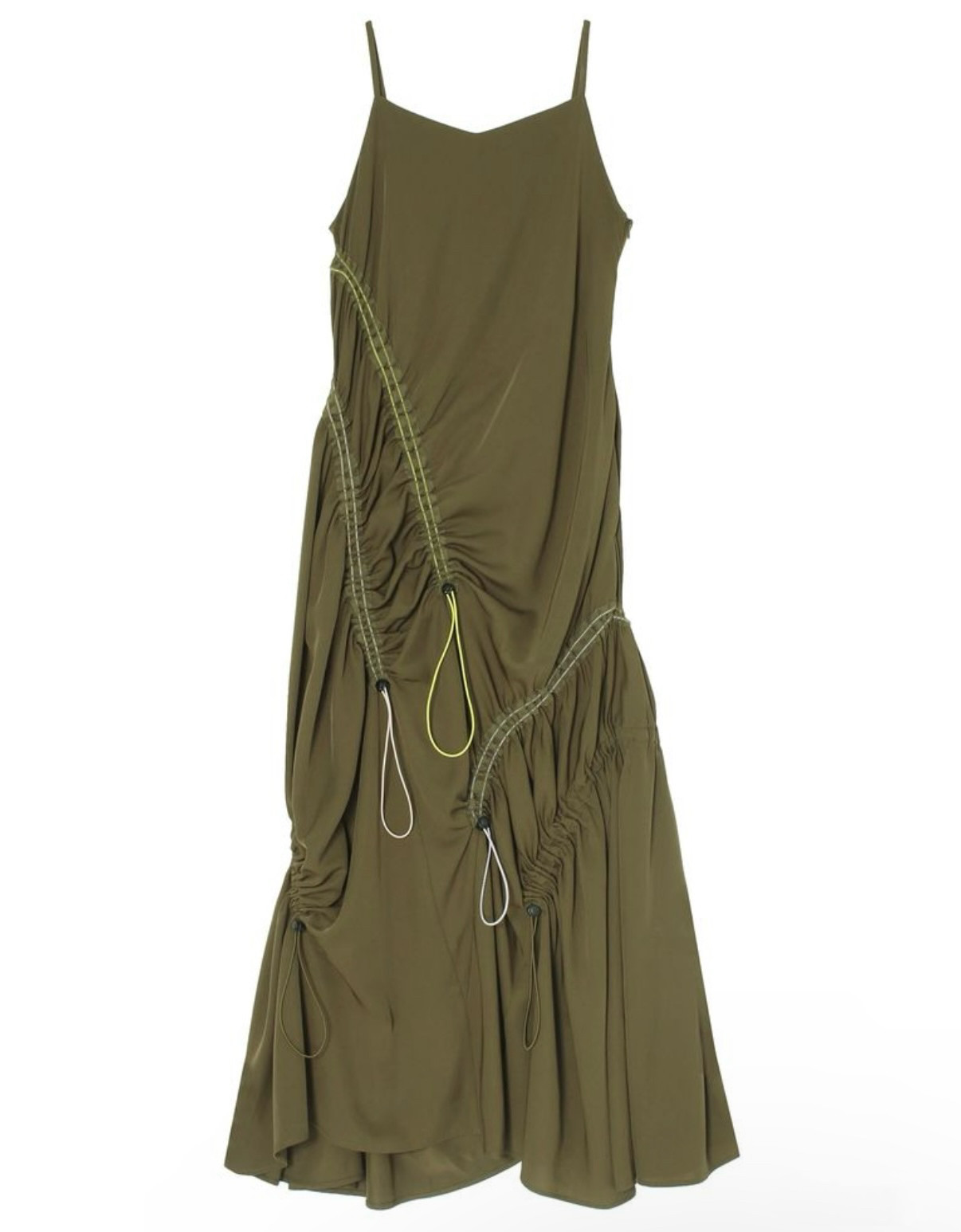 国内现货UN3D 25春夏新款抽绳褶皱吊带连衣裙拍下不退