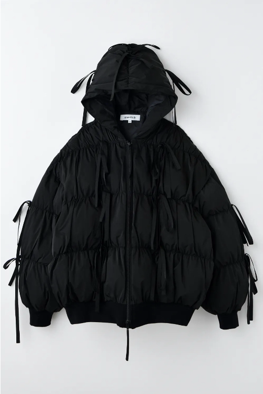 【拍下不退】国内现货ENFOLD25秋冬蝴蝶结系带羽绒服服