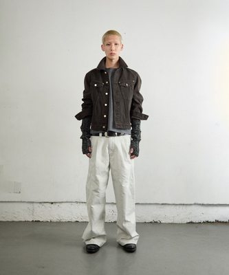 【拍下不退】国内现货NVRFRGT25秋冬立体剪裁牛仔夹克外套