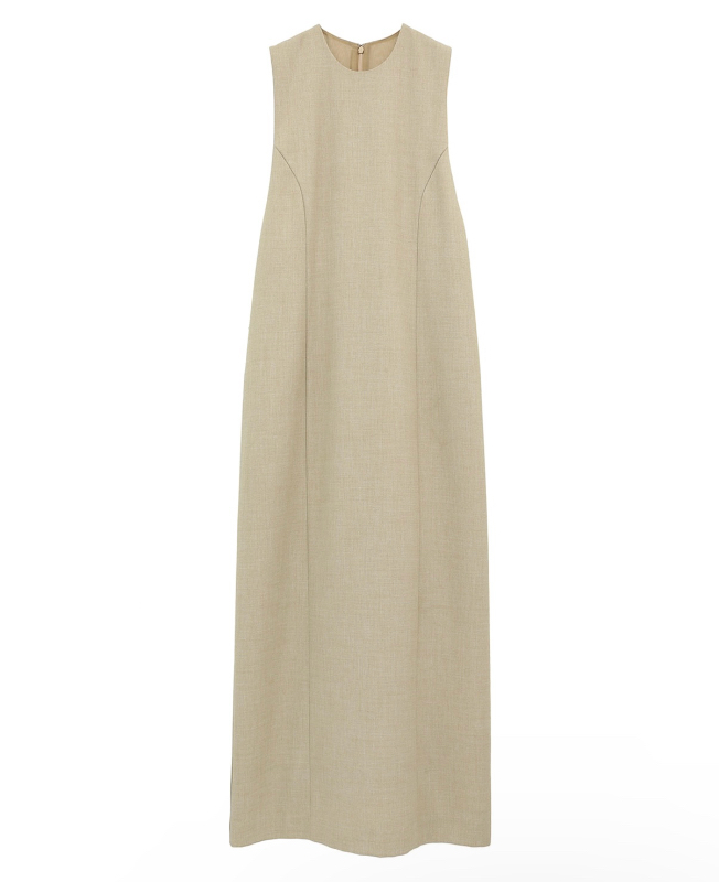 国内现货CLANE 25春夏无袖露肩连衣裙拍下不退