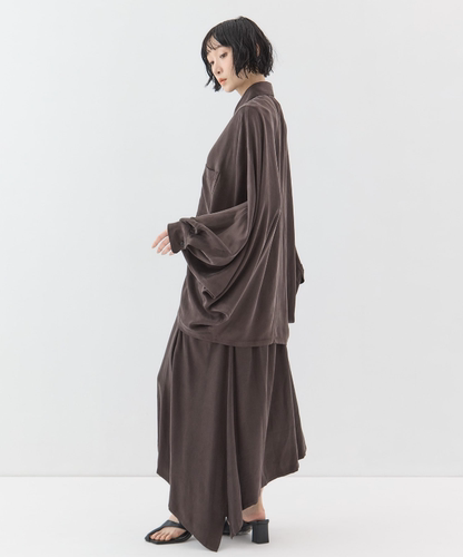 【拍下不退】国内现货Sulvam26春夏STUDIOUS限定款不对称裙子