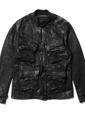 【拍下不退】国内现货Julius25秋冬多口袋牛仔夹克917BLM1-C