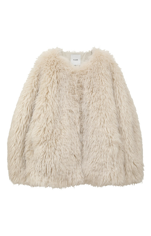 国内现货 CLANE松本惠奈24秋冬 ECO FUR女士外套 拍下不退