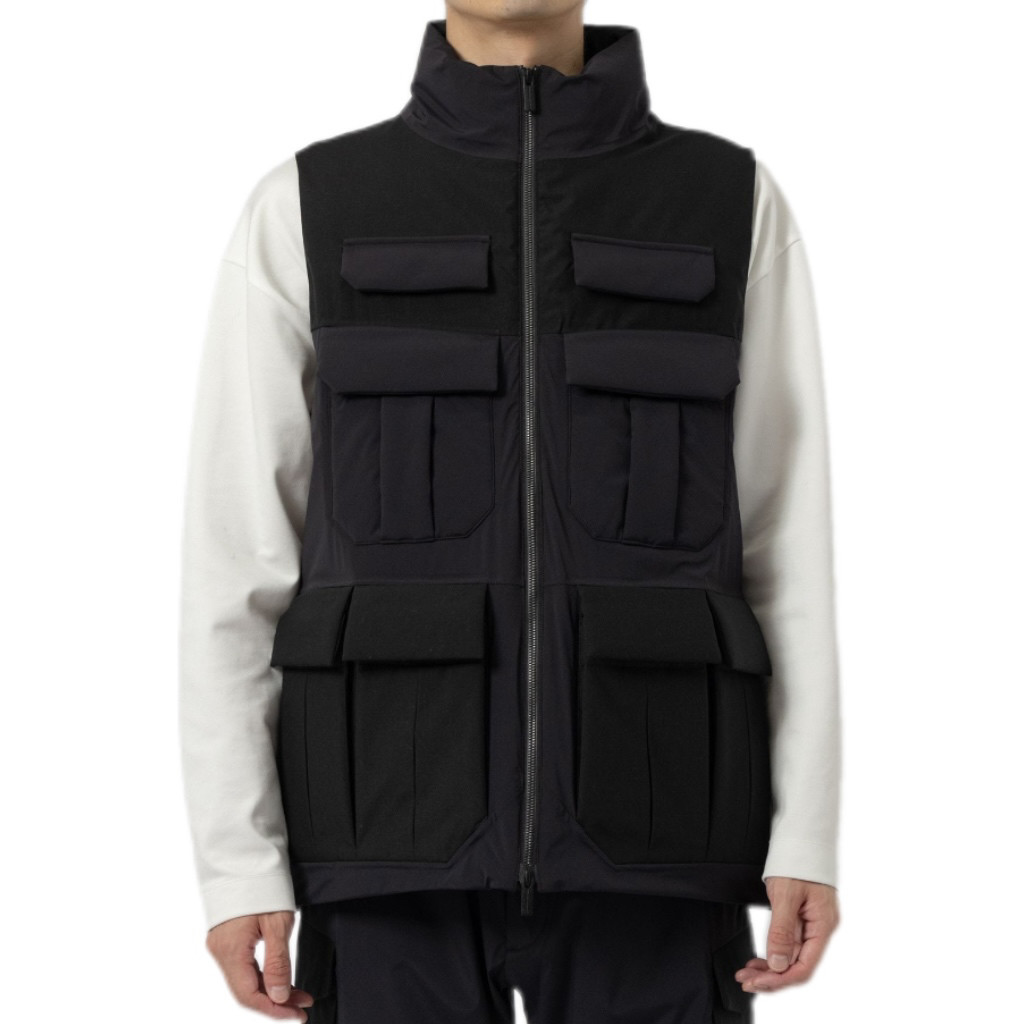 国内现货Whitemountaineering 24限定款男士立领羽绒背心拍下不退