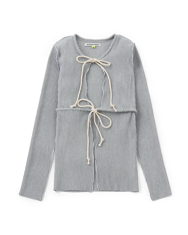 【拍下不退】国内现货kotohayokozawa25秋冬抽绳设计褶皱开衫