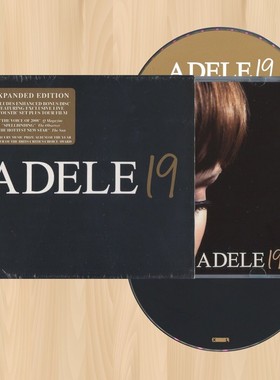 进口 英伦新灵魂乐天后 Adele 阿黛尔专辑 19 豪华版 欧版2CD唱片