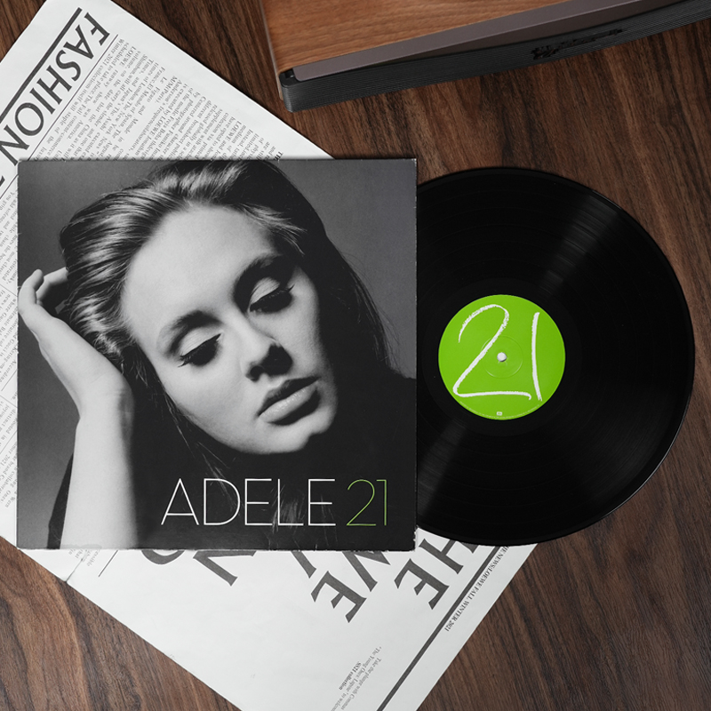 欧版进口 Adele阿黛尔专辑 21 Rolling in the Deep LP黑胶唱片碟