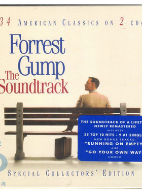原装进口 阿甘正传 FORREST GUMP OST 电影原声带 欧美2CD唱片