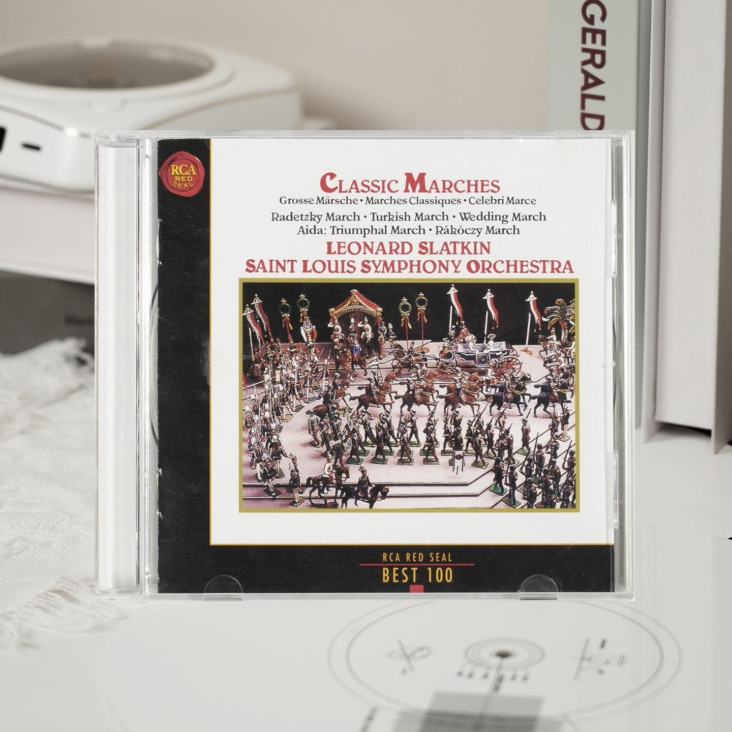 BEST100系列 94 十七首著名的进行曲 斯拉特金指挥 古典乐CD唱片