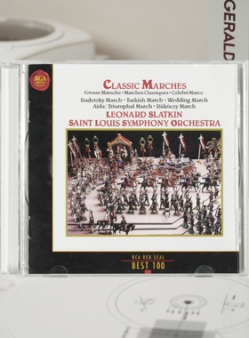 BEST100系列 94 十七首著名的进行曲 斯拉特金指挥 古典乐CD唱片