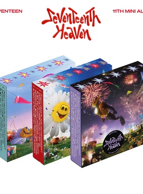 韩版进口 SEVENTEEN-HEAVEN 迷你十一辑 AM5:26 VER蓝绿 CD唱片碟