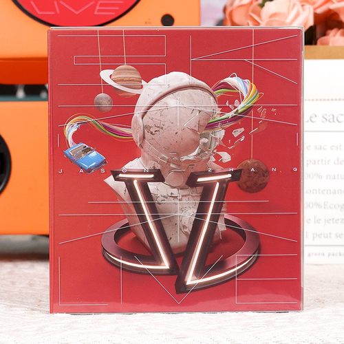 正版 张杰实体专辑 未live CD 附写真歌词册