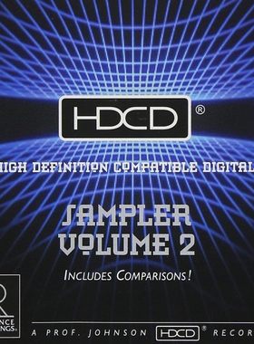 原装进口 典范录音高清晰度兼容数码示范天碟 第2辑 美版HDCD唱片