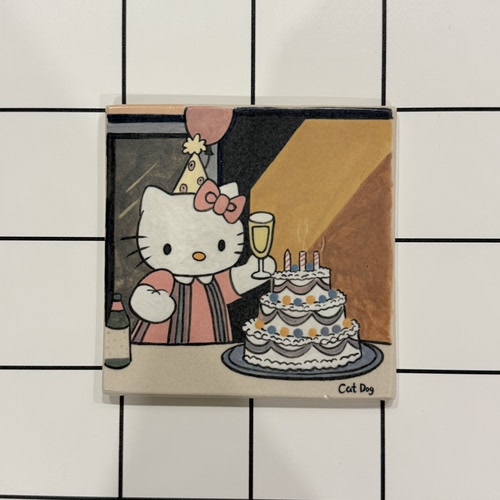 CCCat Dog 陶瓷釉下彩冰箱贴礼物伴手礼