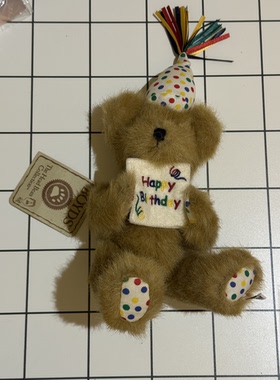 CCCaTDog 美国BOYDS 中古老毛生日礼物熊