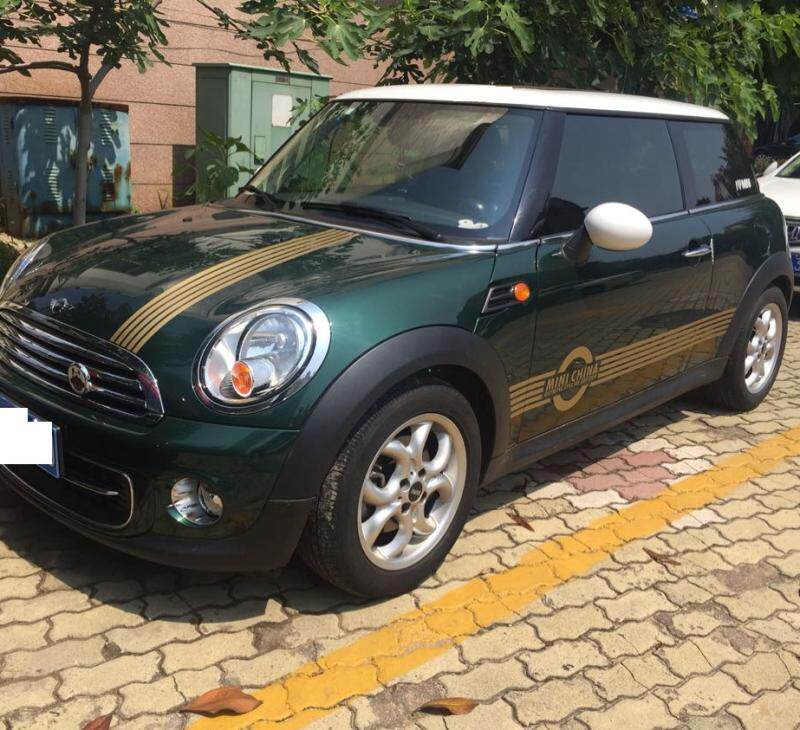 MINCooperR56车身贴F56车贴金色
